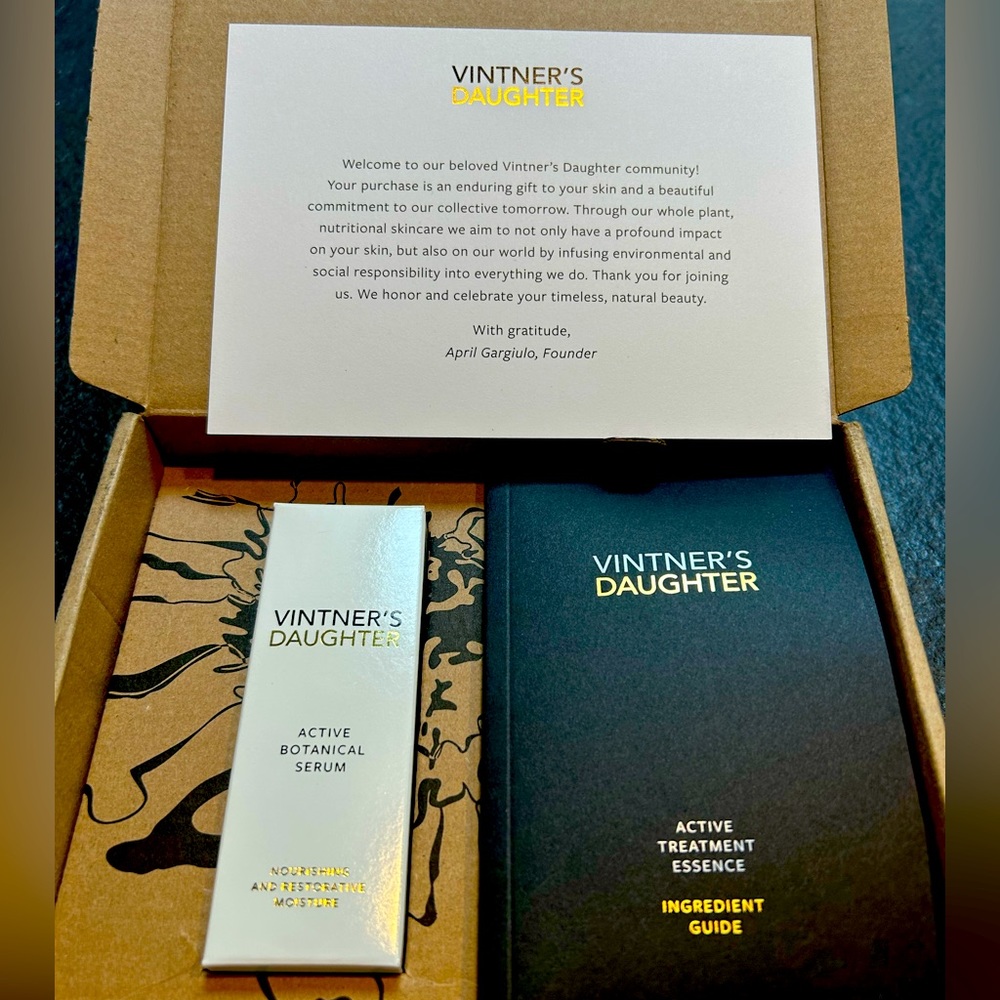 Vintner’s Daughter Active Botanical Serum 30 ml.  Opened, only 15-20 drops used.